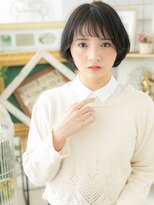 カバーヘア ブリス 戸田公園西口店(COVER HAIR bliss)&nbsp;ナチュラルアッシュマッシュショートボブa戸田公園20代30代40代