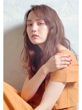 クシュ 所沢西口プロぺ通り(kusyu... ) ペールベージュセクションカラーグラデーションカラー外ハネボブ