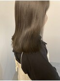 ブリーチなしのオリーブグレー.