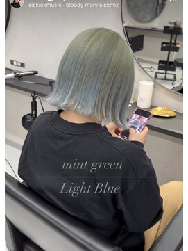 クリーム(CREAM) ミント×水色