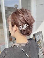 アエル キセラ川西(aeru)&nbsp;お呼ばれシニヨンアレンジ