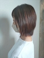 シップス ヘアブース(ship's hair booth) フェイスレイヤー×外ハネ