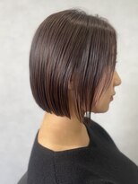 ジエクトカナウ 大阪梅田店(The Ect canow) 《前下がりボブ》切りっぱなしボブ似合わせカット