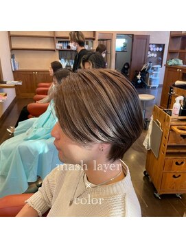シェロヘア(cielo HAIR) マッシュレイヤー×カラー