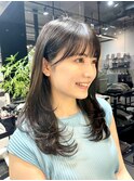 ☆ワンカールレイヤー顔周りカット艶髪20代30代40代