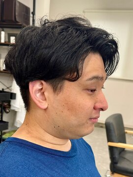 フゥ 宇都宮(FeU) 波巻きパーマメンズパーマメンズヘアツーブロックツイストパーマ