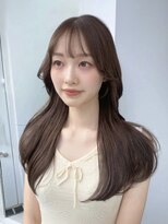 アイシー 表参道(ICY)&nbsp;ナチュラル可愛いくびれヘア＊ブリーチなしオリーブベージュ学割