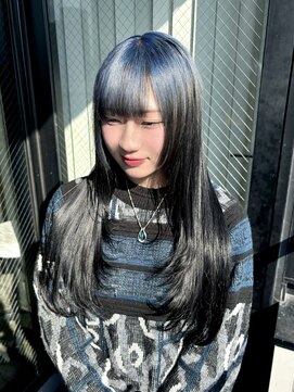 ザ オーダー(THE ORDER) 寒色系ルーツグラデーションカラー ケアブリーチデザイン