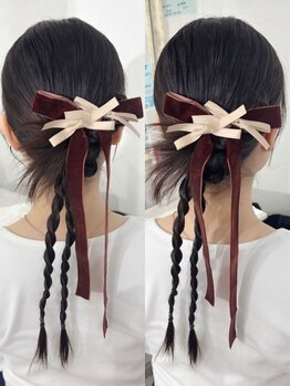 ヘアセット専門店 ナゴミ 渋谷店(nagomi)の写真/【ヘアセット¥2000～】結婚式やイベントなど特別な日に♪有名人多数来店サロン★早朝TEL受付OK◎