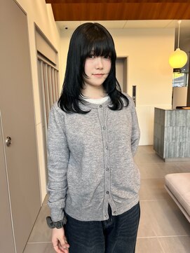 ローレンアオ(LOREN AO) イメチェン/ホワイトブロンド/外ハネボブ/美髪/矢場町