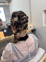 カレンアンドエクラート 大宮(KAREN&ECLART)&nbsp;編み込みアレンジ