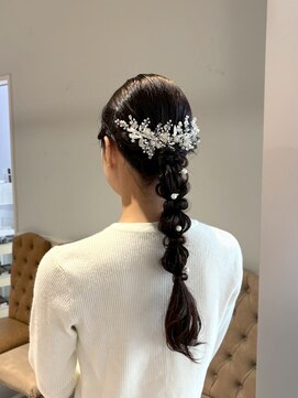 クラリス バイネオ 武蔵小杉(Claris by neo) 結婚式&ウエディングパーティー用韓国ヘアアレンジ 武蔵小杉
