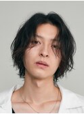 名古屋栄センターパートニュアンスパーマウルフヘアミディアム