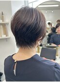 後ろ姿が綺麗なショート