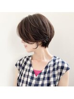 オーソ(AUTHO) ハイライトカラー/似合わせカット/白髪/白髪ぼかし/ボブヘア b