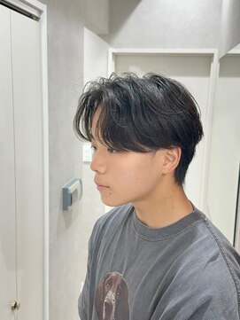 メレ 仙台(Mele) センターパート/ニュアンスパーマ/フェザーパーマ/メンズカット