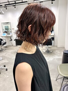 ワープ 青葉台(WARP) ボブ/パーマ/ピンクブラウン/青葉台