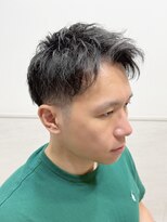 ヨシザワインク プレミアム 築地店(YOSHIZAWA Inc. PREMIUM)&nbsp;アップバング/刈り上げ/メンズショート/パーマカジュアル