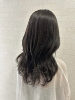 アース 新越谷店(HAIR&MAKE EARTH)&nbsp;透明感カラーでグレージュ&レイヤーカット