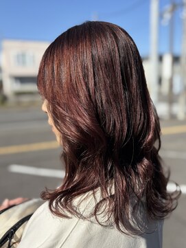ベルクープ 永山店(BELLE COUPE) 秋のピンクブラウン