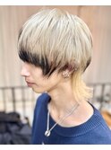 ミルクティーベージュダブルカラーインナーカラーケアブリーチ