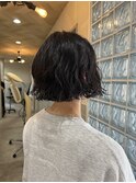 ゆるっと海外風ボブパーマ☆