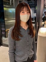 ベルン(bern) @bern_riwa お顔周りカット お顔周りレイヤー 髪質改善カラー