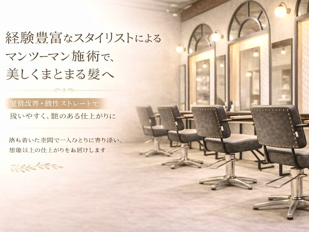 大阪市で人気の炭酸泉・炭酸ヘッドスパが得意な美容院・ヘアサロン