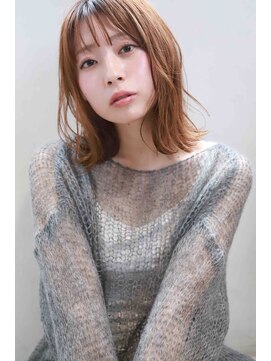ヘアーアンドメイク エイダ(hair&make eida) ミルクティーブロンド/ダークブルー/デジタルパーマ