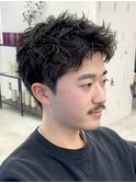 MEN’S/ニュアンスパーマ/ニュアンスウルフ/藤沢美容院