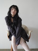 フィット ヒュー 千葉(fit hue) ミルクティーブロンド/ダークブルー/デジタルパーマ/千葉駅