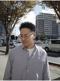 ピンパーマ　ツイストパーマ　メンズパーマ　ハイフェード　福岡