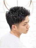 ツーブロック×スキンフェード◎外国人風バーバースタイル