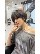アグ ヘアー ネスト 茨木店(Agu hair nest)&nbsp;大人可愛い20代30代40代丸み小顔ショートボブ