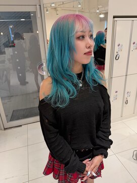 ステラ ヘア デザイン サロン(STELLA hair design salon) レイヤーカット　ルーツカラー　デザインカラー　【杉若】