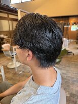 テントヘアー(tent hair)&nbsp;朝のセットが楽になるメンズパーマ