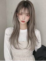 サロンドアイ(salon de i) 韓国風レイヤー × ベージュグレージュ