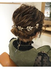 　LiLy hair design　◇　バックカチューシャアレンジ