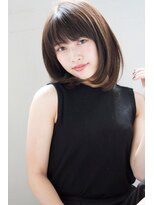 大人かわいいクラシカル小顔ミディワンカールデジタルパーマ