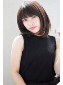 大人かわいいクラシカル小顔ミディワンカールデジタルパーマ