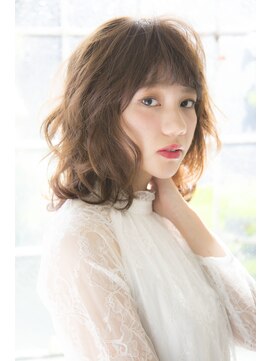 ガーランド (Garland) [Garland/表参道]☆透け感ヴェールウェーブミディ☆