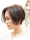 京都・西院cuculehair キレイ目大人ショート