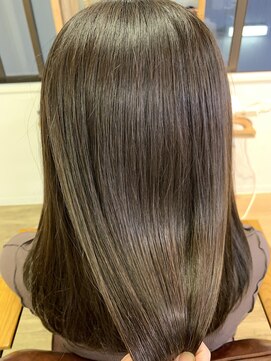 ナチュラル 多賀城駅前店(Natural) 艶髪カラー+髪質改善ロイヤルトリートメント