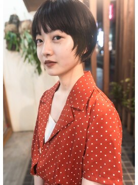 ユートゥイーズ つくば(U too e's) 《Utoo e's つくば美容室 》小顔見せ◎ヘルシーマッシュボブ