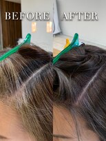 ウェイク ヘアー メイク(wake hair make) 30代40代白髪ぼかしカラー×ナチュラル透明感アッシュカラー