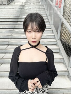 ヴェイン 渋谷(vain) クールショート/アッシュブラック/ボブショート/シースルー