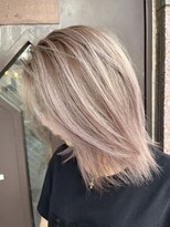 サロンドミルク 溝の口店(salon de MiLK)&nbsp;10代20代30代/レイヤーカット/ミルクティーベージュ［溝の口］