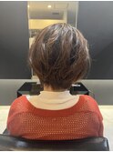 ショート×ポイントパーマ