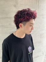 アッシュタカサキ(ash takasaki) 20代30代メンズスパイラルパーマワイルドオシャレ感アッシュ