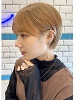 シーシンジュク 新宿南口(Sea shinjuku)&nbsp;マッシュショート/ベージュカラー/前髪×顔まわり[新宿]